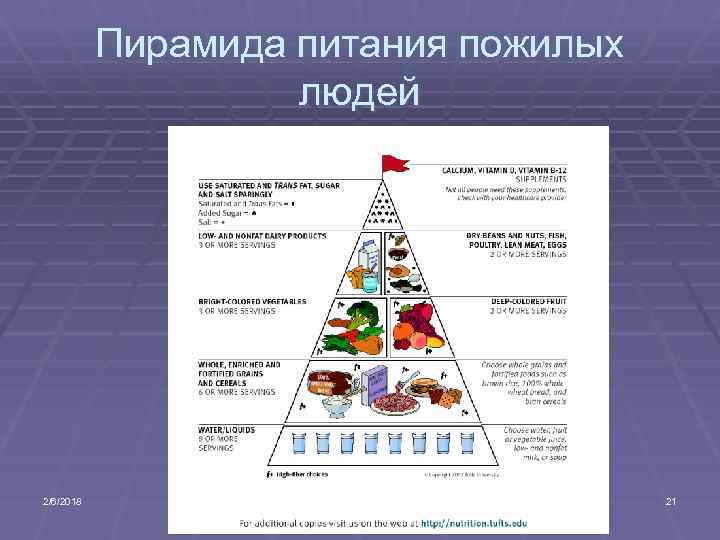 Пирамида рационального питания схема