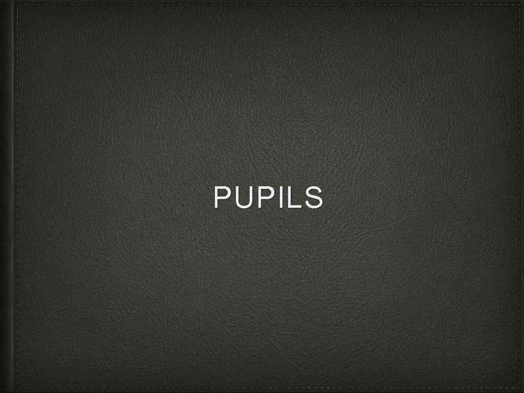 PUPILS 