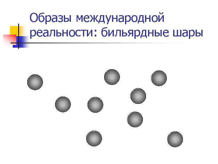 Образы международной реальности: бильярдные шары 