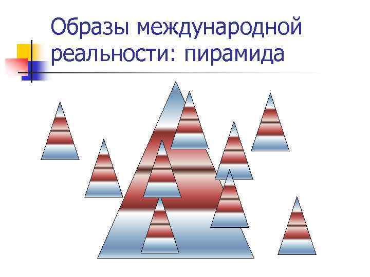 Образы международной реальности: пирамида 