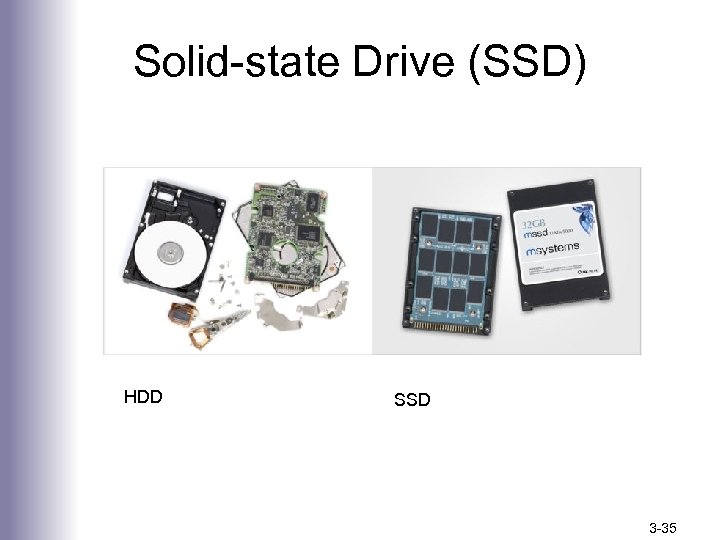 Solid-state Drive (SSD) HDD SSD 3 -35 