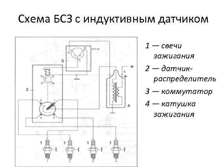 Чертеж системы зажигания