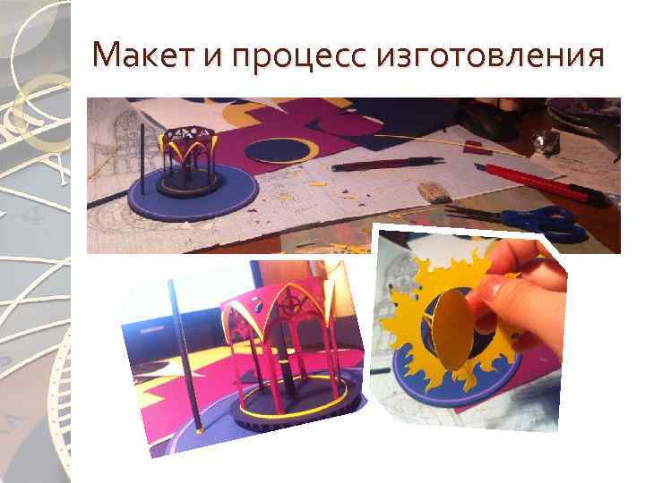 Макет и процесс изготовления 