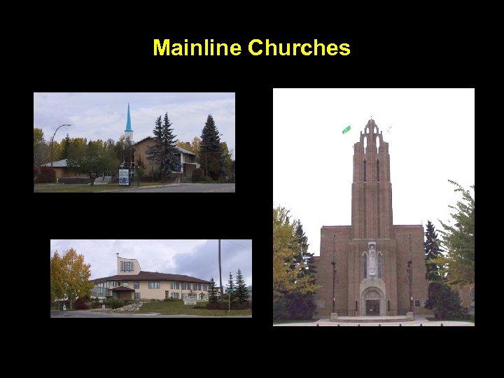 Mainline Churches 
