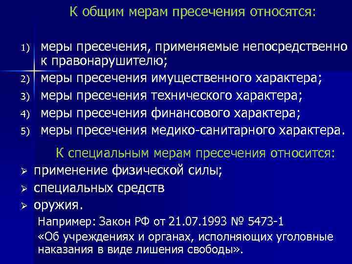 1 меры процессуального принуждения