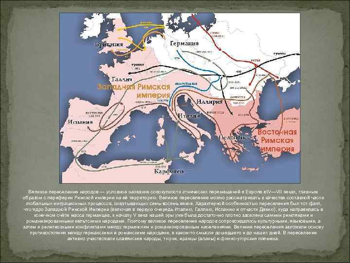 Презентация великое переселение народов и падение западной римской империи