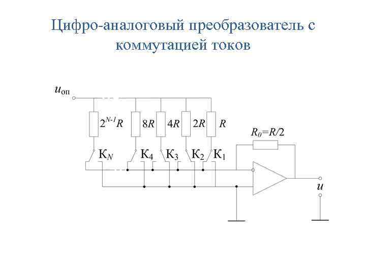 Цифро-аналоговый преобразователь с коммутацией токов 