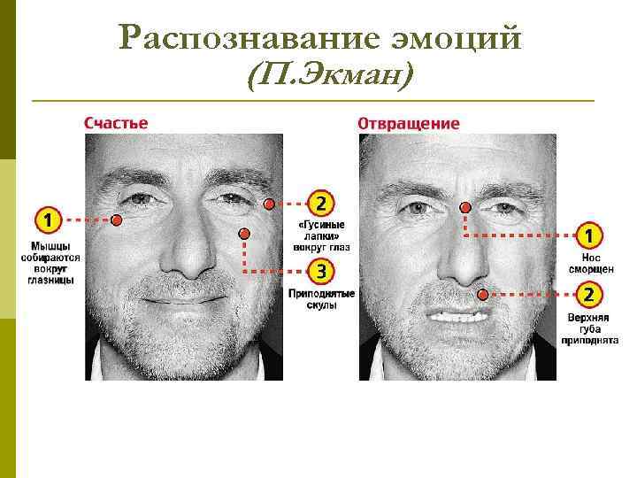 Распознавание эмоций (П. Экман) 