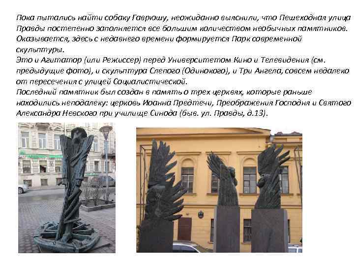 Пока пытались найти собаку Гаврюшу, неожиданно выяснили, что Пешеходная улица Правды постепенно заполняется все