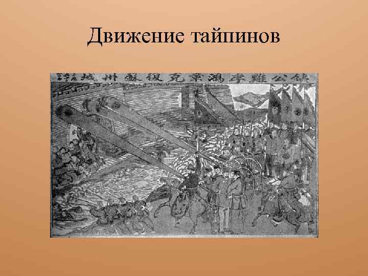 Восстание тайпинов презентация