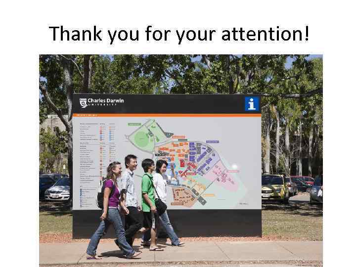 Thank you for your attention! 