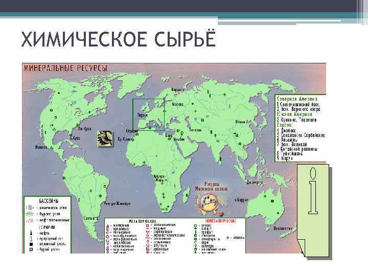 География мировых природных ресурсов практическая работа