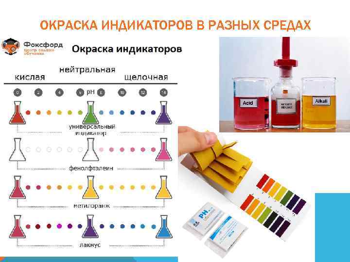 Индикаторы в химии 8 класс