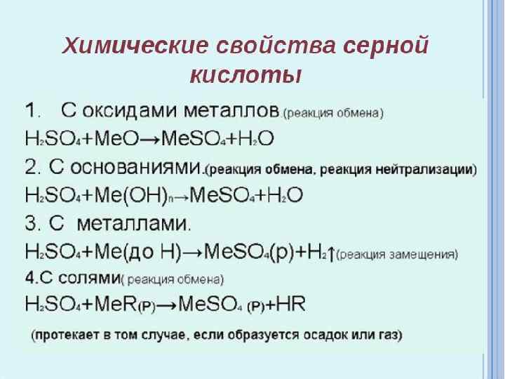 Проект по химии серная кислота