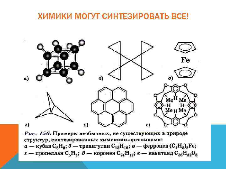 ХИМИКИ МОГУТ СИНТЕЗИРОВАТЬ ВСЕ! 