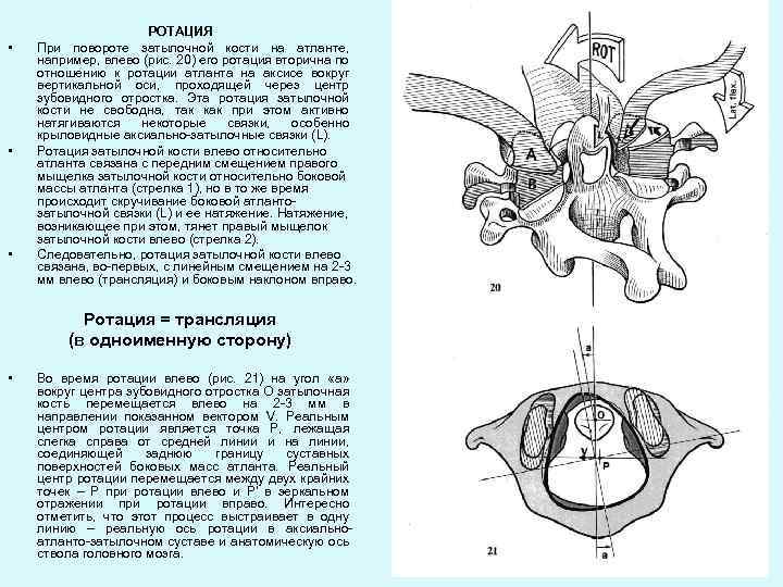 Мр картина асимметрии в атланто аксиальном сочленении