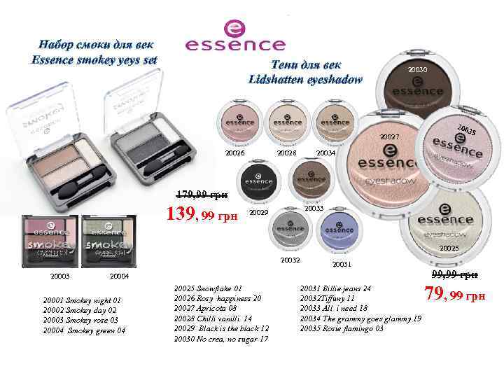 Набор смоки для век Essence smokey yeys set Тени для век Lidshatten eyeshadow 20030