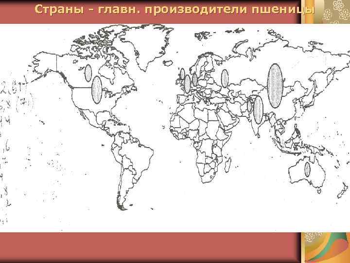 Страны - главн. производители пшеницы 10 первых стран по сбору пшеницы 