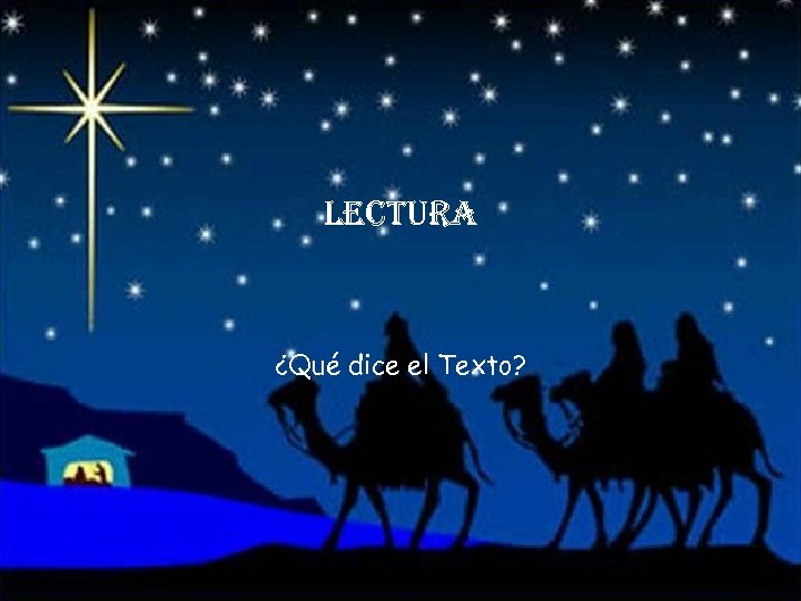 lectura ¿Qué dice el Texto? 