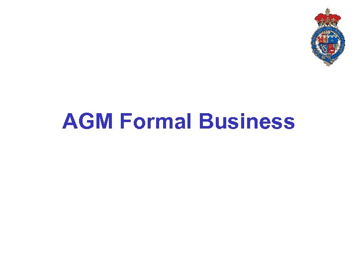 AGM Formal Business 