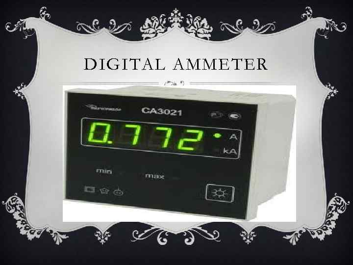 DIGITAL AMMETER 