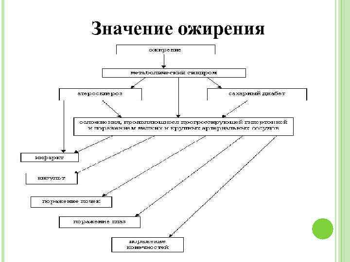 Значение ожирения 