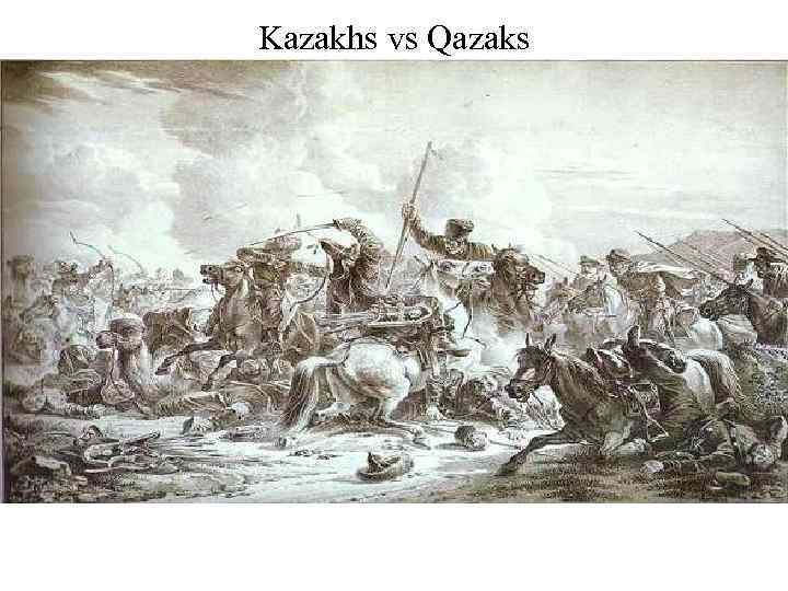 Kazakhs vs Qazaks 