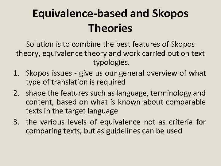 skopos theory literature review