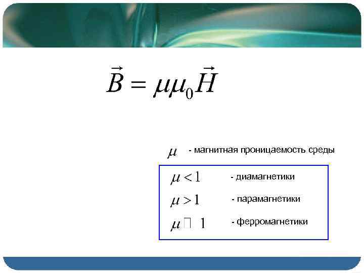 Магнитная проницаемость диамагнетиков