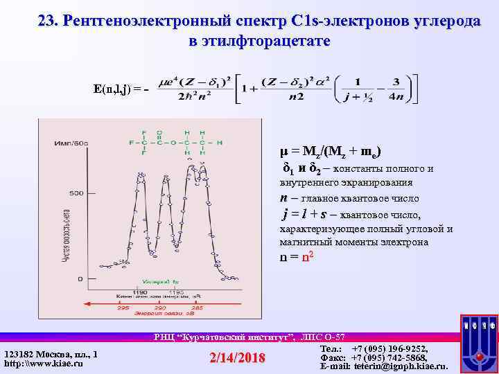 Рентгеновская спектроскопия презентация