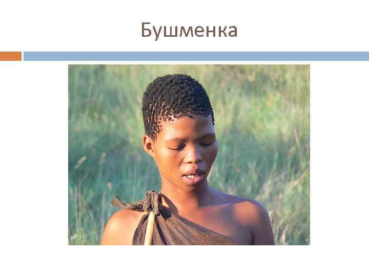 Бушменка 