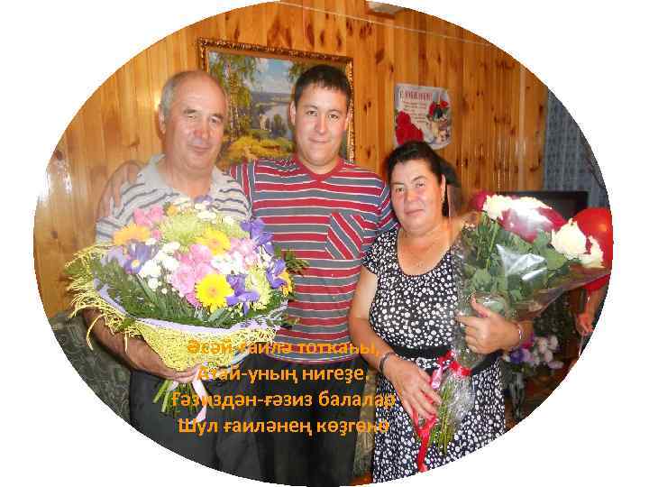 Әсәй-ғаилә тотҡаһы, Атай-уның нигеҙе. Ғәзиздән-ғәзиз балалар Шул ғаиләнең көҙгөһө 