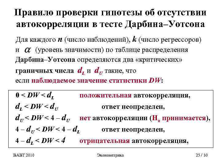 Проверка отсутствия