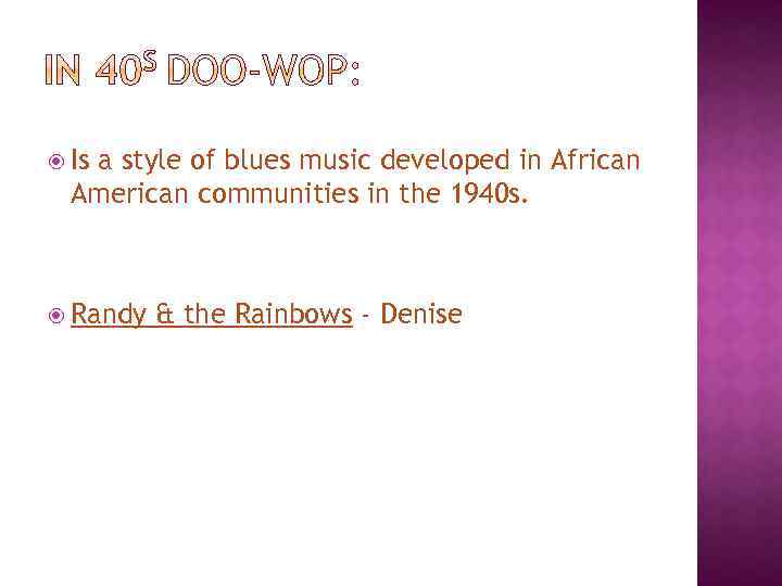  Is a style of blues music developed in African American communities in the