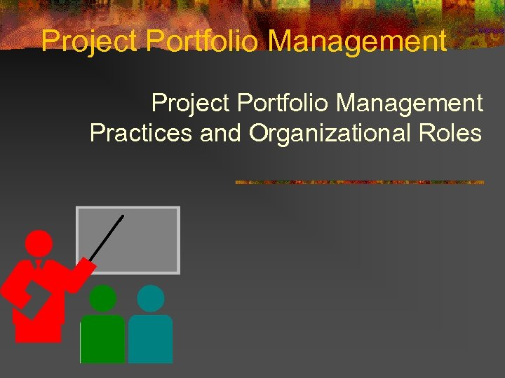 Project Portfolio Management Practices and Organizational Roles 