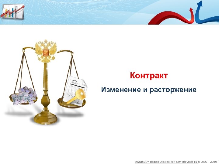 Контракт Изменение и расторжение Академия Новой Экономики seminar. aetp. ru © 2007 - 2016