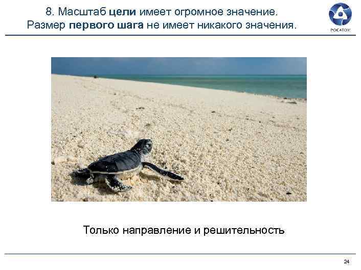 8. Масштаб цели имеет огромное значение. Размер первого шага не имеет никакого значения. Только