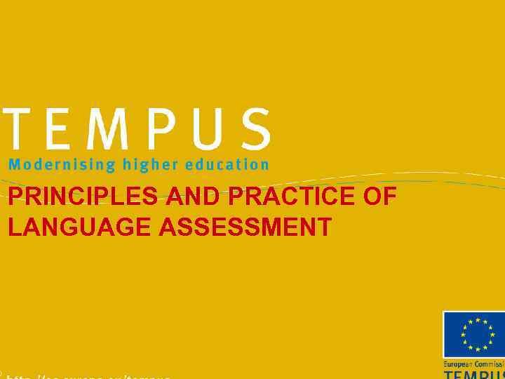 PRINCIPLES AND PRACTICE OF LANGUAGE ASSESSMENT 