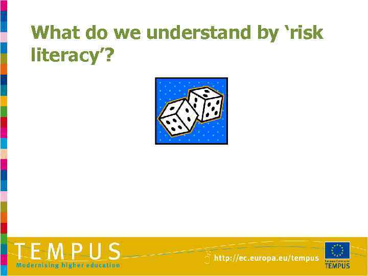 What do we understand by ‘risk literacy’? 