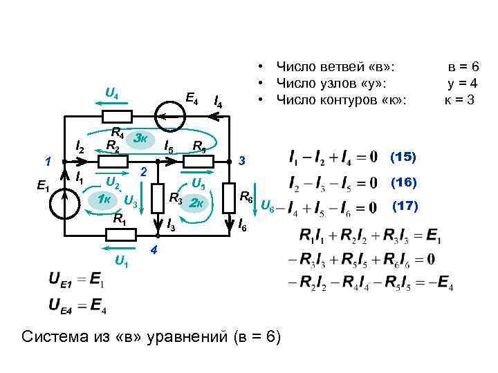 Количество узлов в схеме как определить