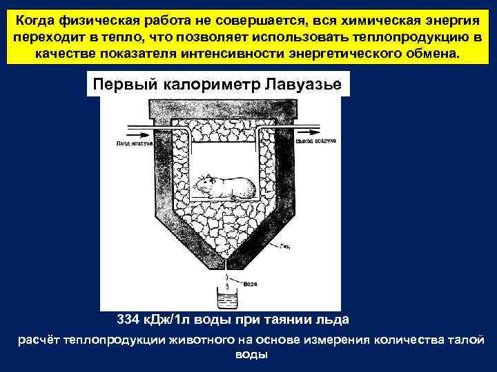 Ледяной калориметр презентация