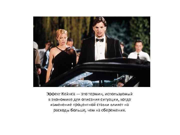 Эффект Кейнса — это термин, используемый в экономике для описания ситуации, когда изменение процентной