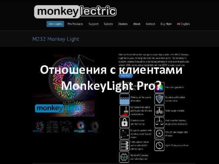 Отношения с клиентами Monkey. Light Pro? 