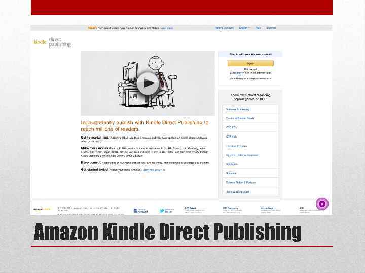 Amazon Kindle Direct Publishing 