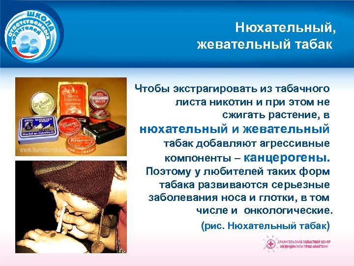 Нюхательный, жевательный табак Чтобы экстрагировать из табачного листа никотин и при этом не сжигать