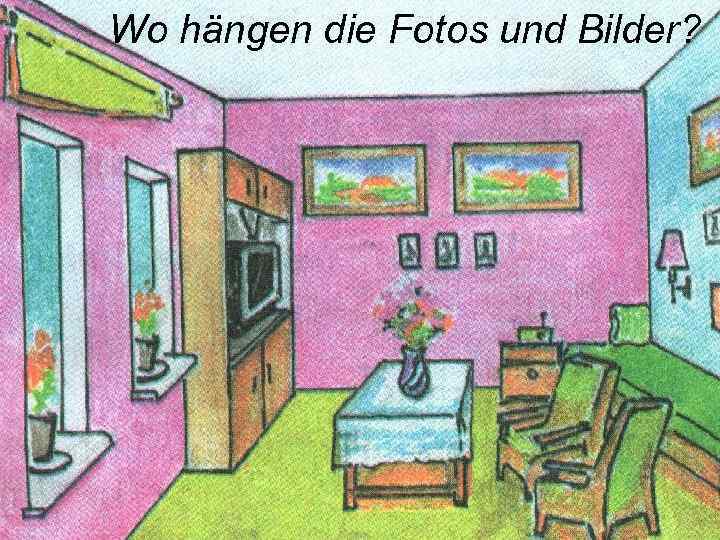 Wo hängen die Fotos und Bilder? 