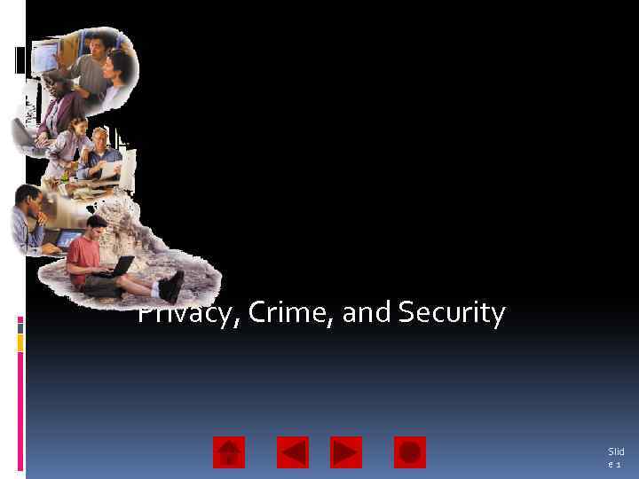 Privacy, Crime, and Security Slid e 1 