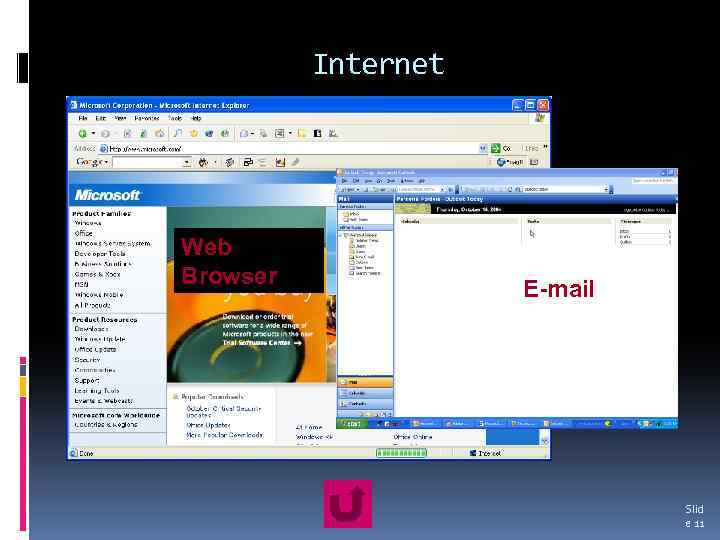 Internet Web Browser E-mail Slid e 11 