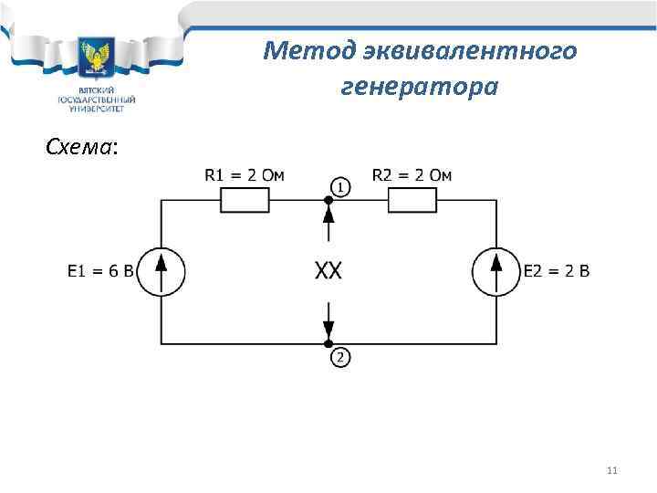 Схема генератора для дома. Электротехника метод эквивалентного генератора. Эквивалентная схема генератора напряжения. Метод эквивалентного генератора ТОЭ. Метод эквивалентного генератора с источником тока.