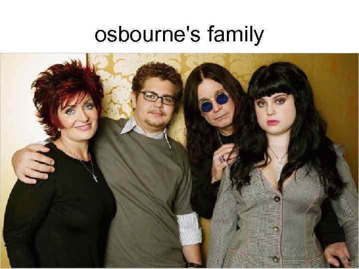 osbourne's family 